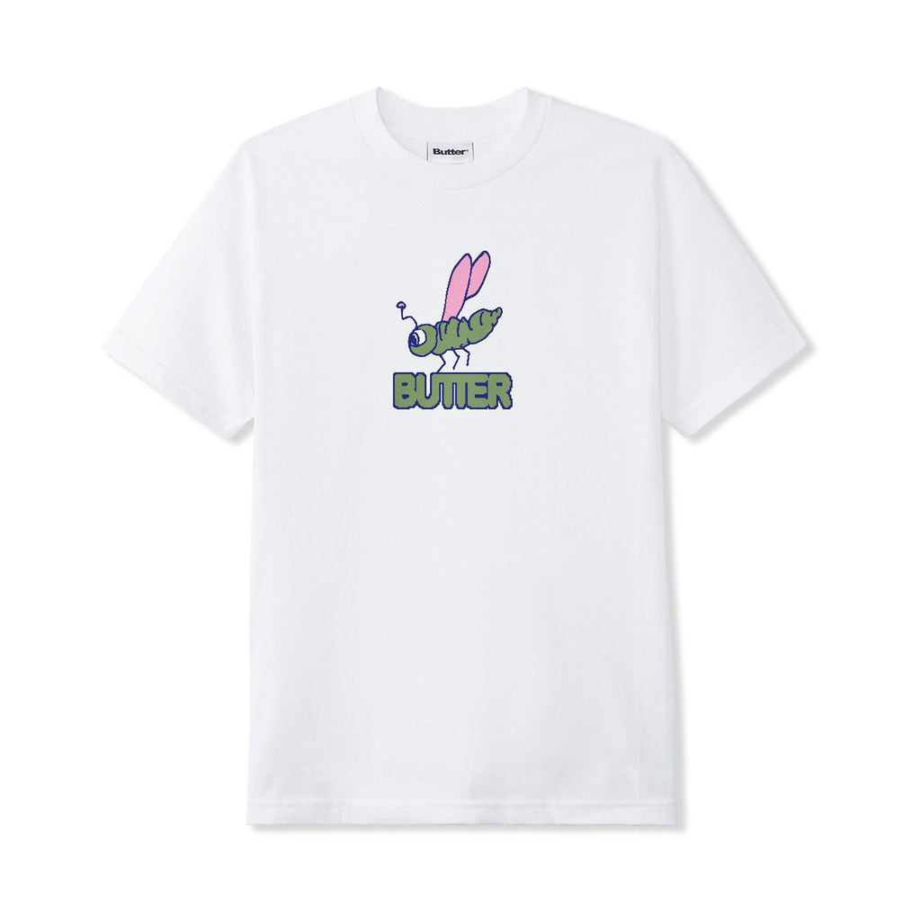 BUTTER DRAGONFLY TEE WHITE