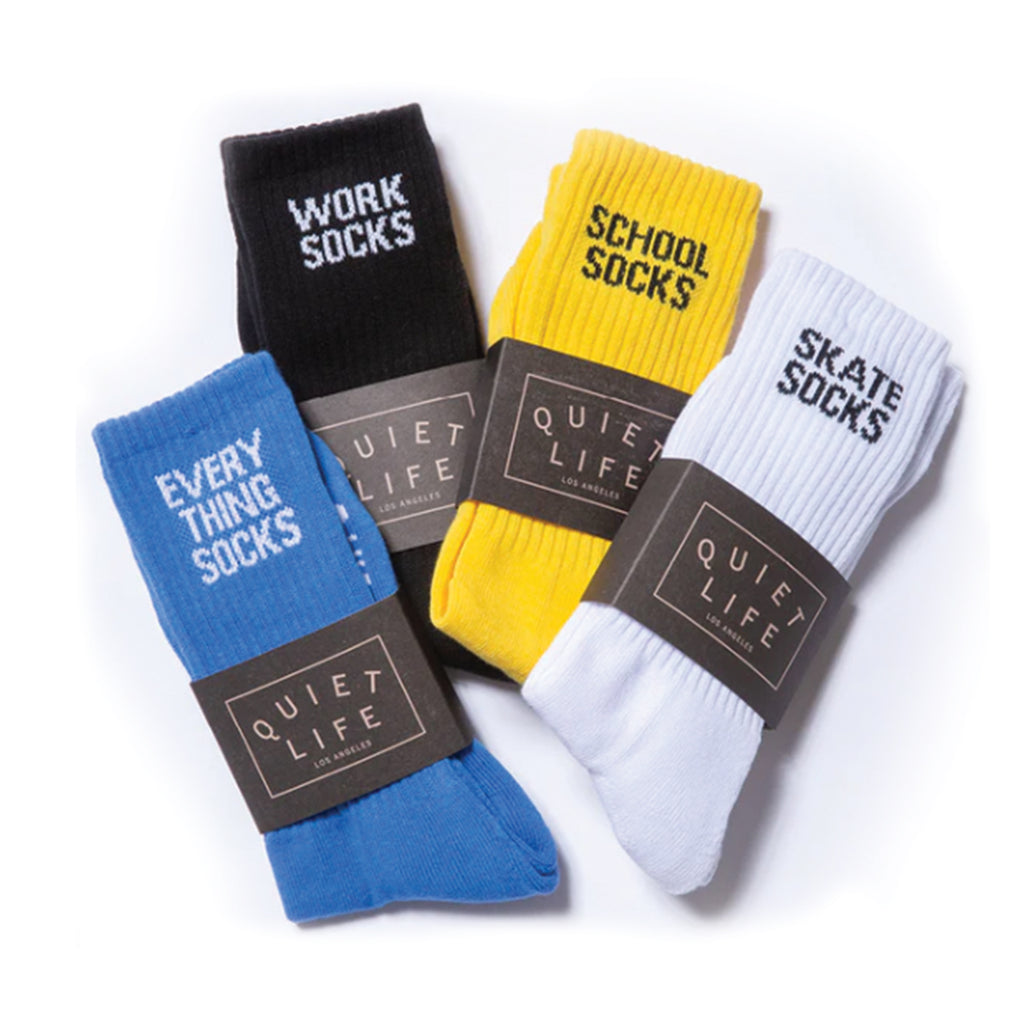 THE QUIET LIFE DOING THINGS SOCKS YELLOW