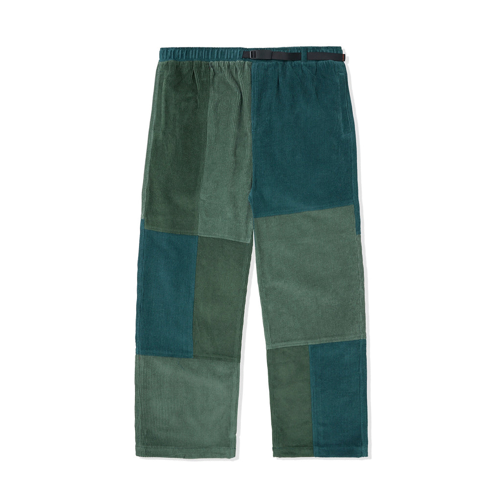 BUTTER CORD PATCHWORK PANTS FOLLIAGE