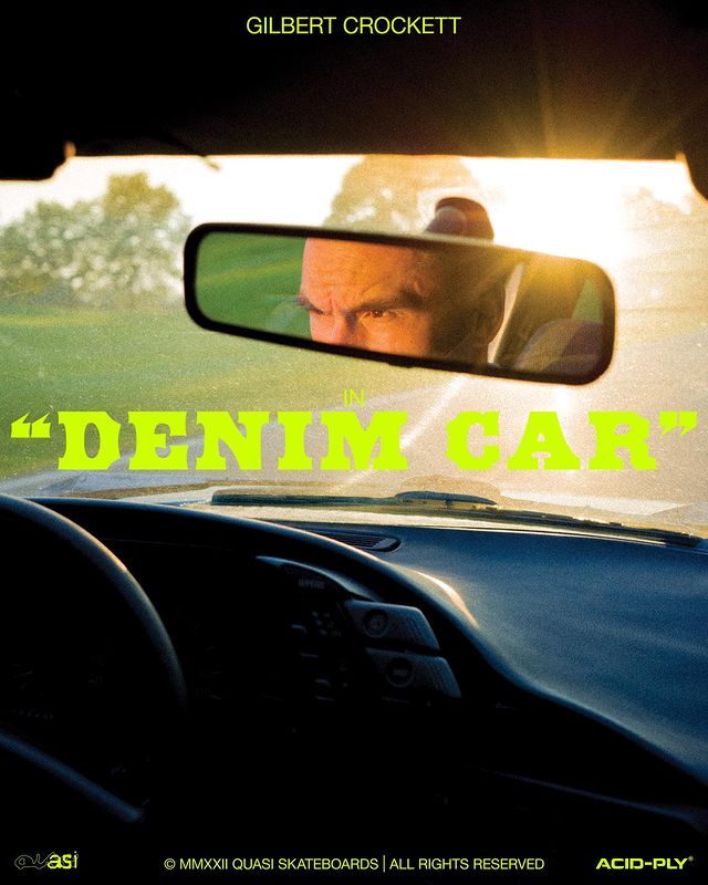 "DENIM CAR" starring GILBERT CROCKETT