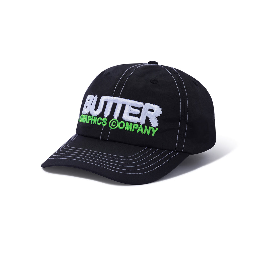 BUTTER PROGRAM 6 PANEL CAP BLACK