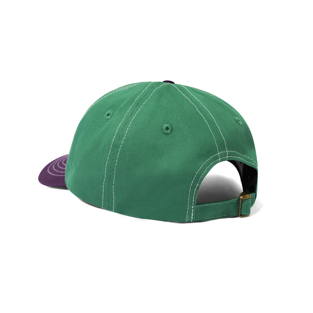 BUTTER SCRATCH 6 PANEL CAP FOREST/PURPLE