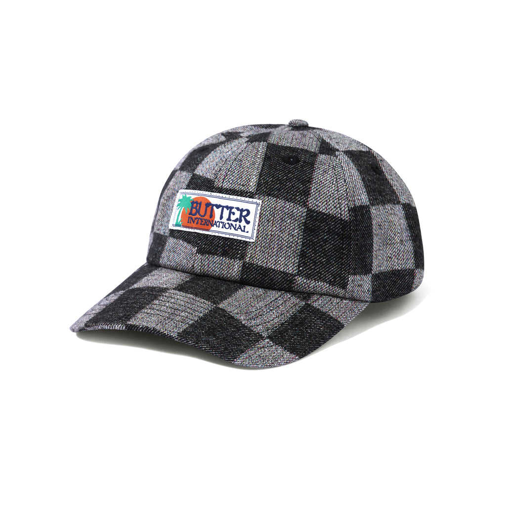 BUTTER VACATION 6 PANEL CAP BLACK