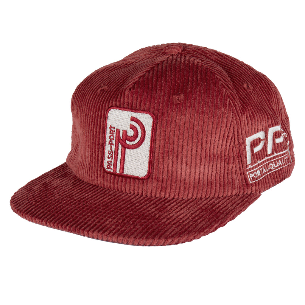 PASS~PORT LONG CON WORKERS CAP BRICK RED