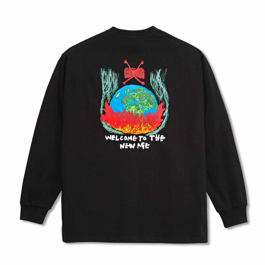 POLAR WELCOME TO THE NEW AGE LS TEE BLACK