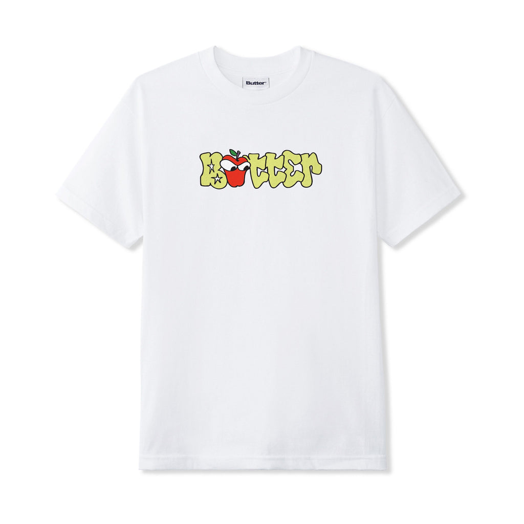 BUTTER BIG APPLE TEE WHITE