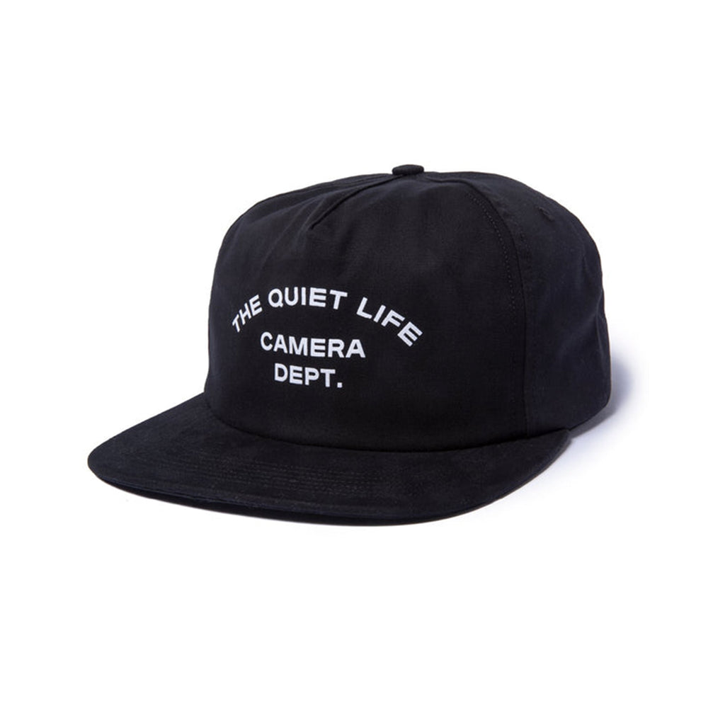 THE QUIET LIFE CAMERA DEPT. RELAXED SNAPBACK BLACK