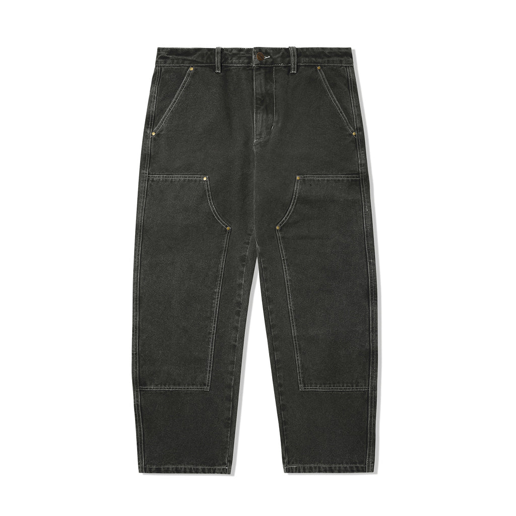 BUTTER WORK DOUBLE KNEE PANTS WASHED BLACK