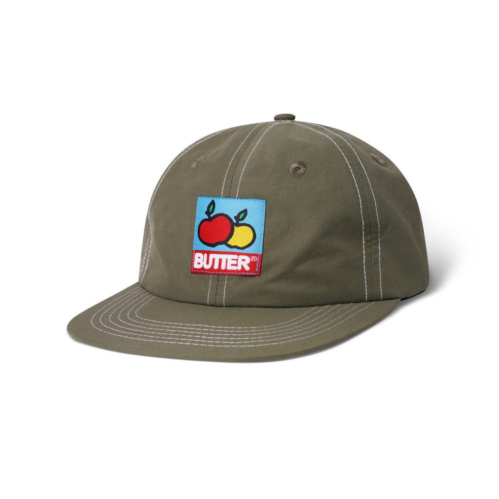 BUTTER GROVE 6 PANEL CAP ARMY