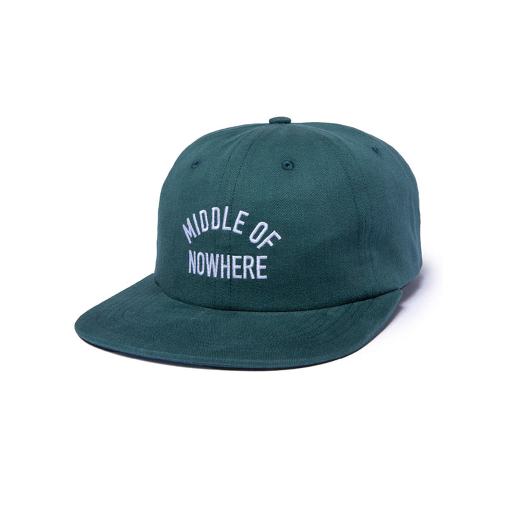 THE QUIET LIFE MIDDLE OF NOWHERE POLO HAT HUNTER GREEN