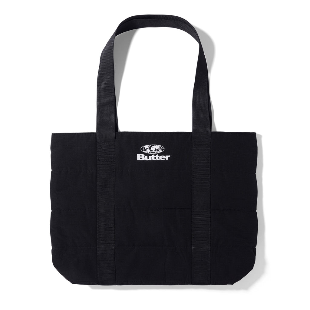BUTTER RIPSTOP PUFFER TOTE BAG BLACK