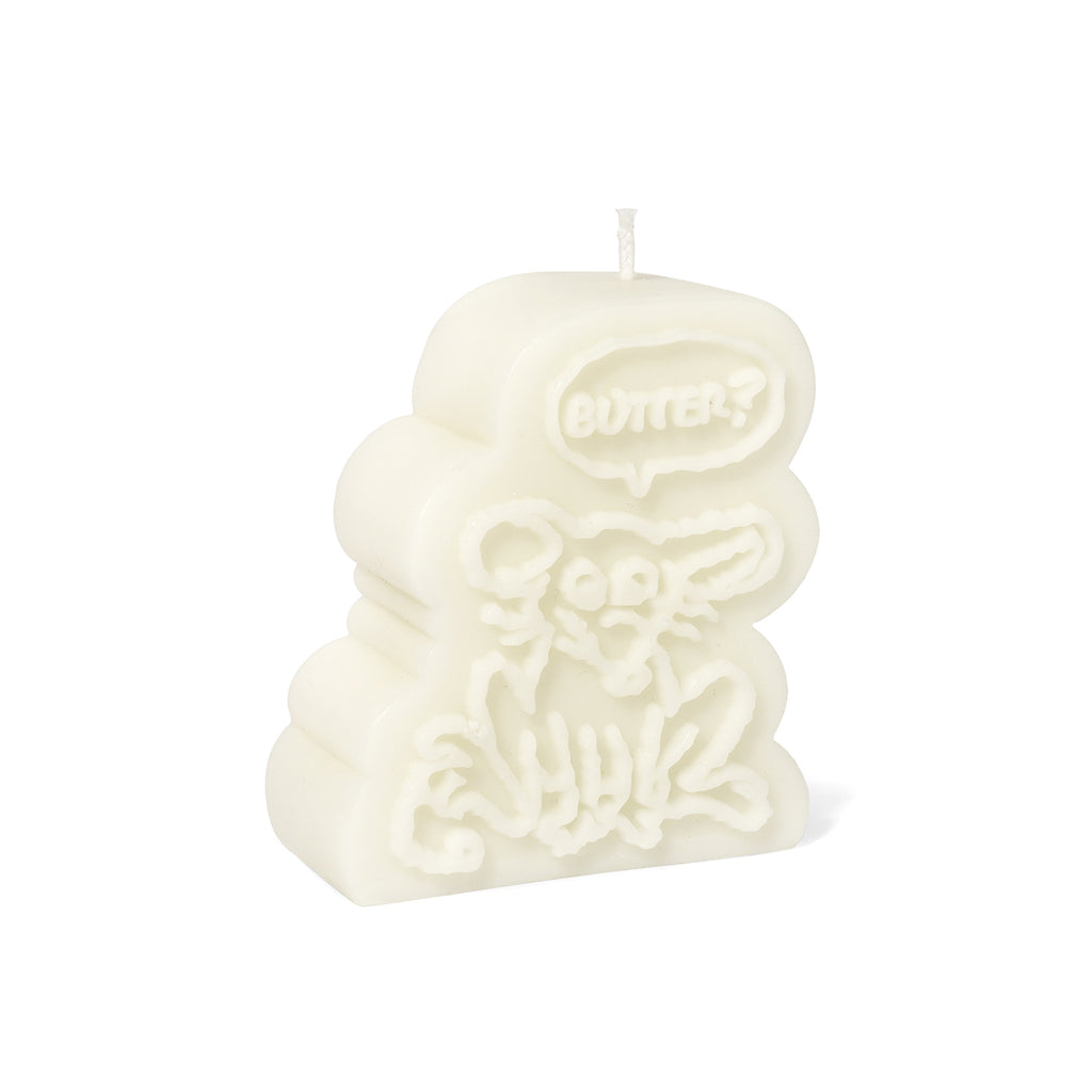 BUTTER RODENT CANDLE WHITE