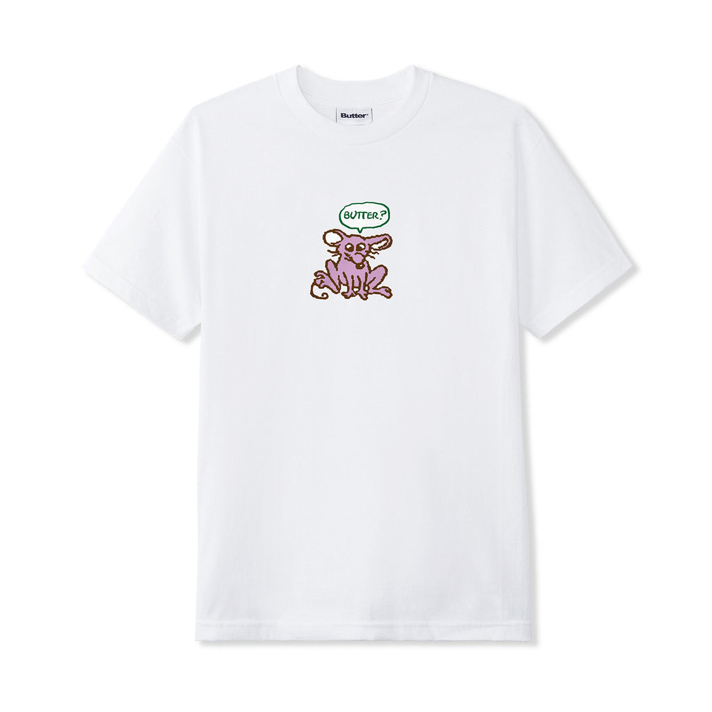 BUTTER RODENT TEE WHITE