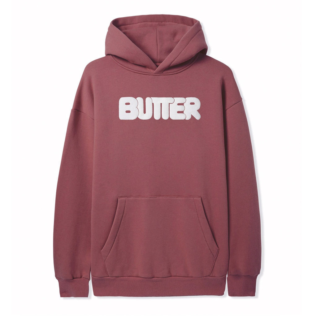 BUTTER PUFF ROUNDED PULLOVER HOOD RHUBARB