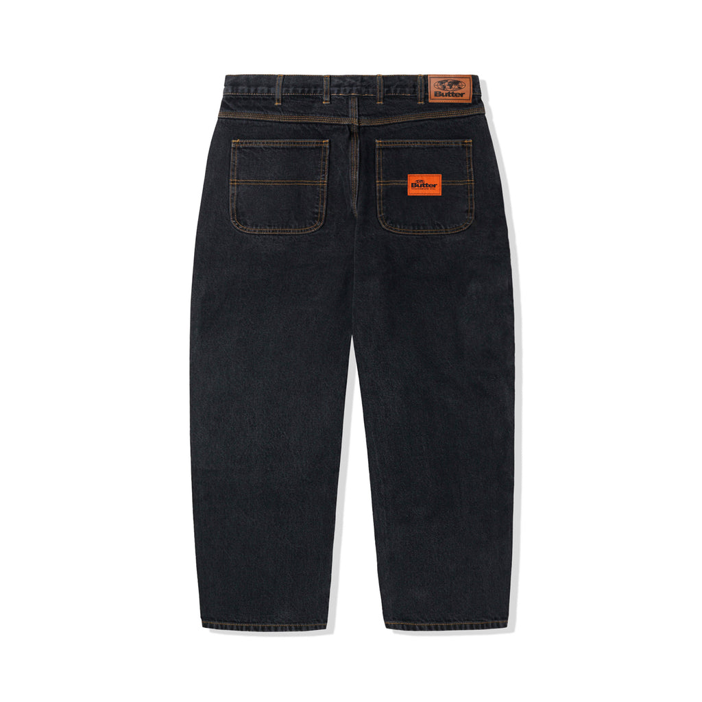 BUTTER SANTOSUOSSO DENIM JEANS WASHED BLACK - CORE