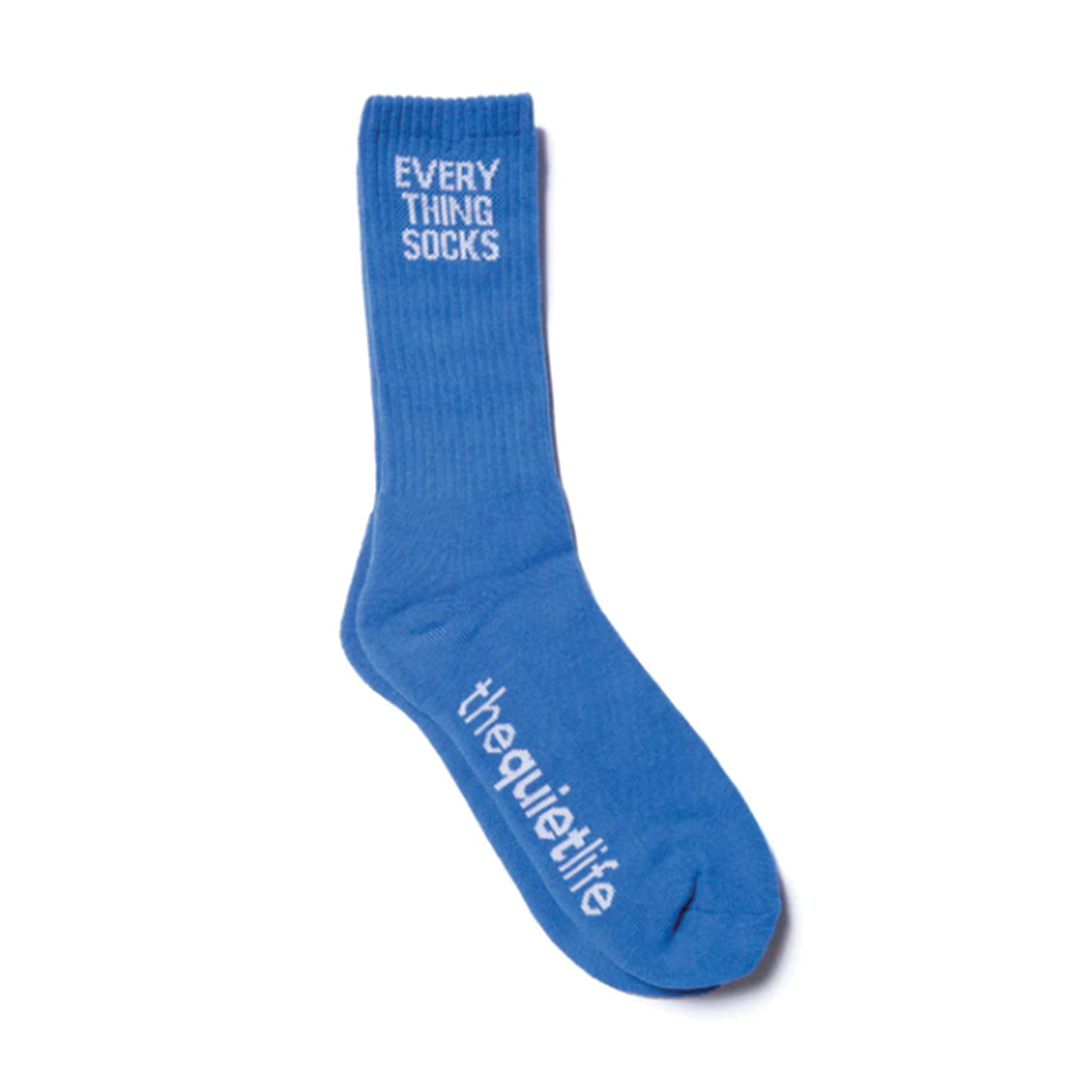 THE QUIET LIFE DOING THINGS SOCKS BLUE