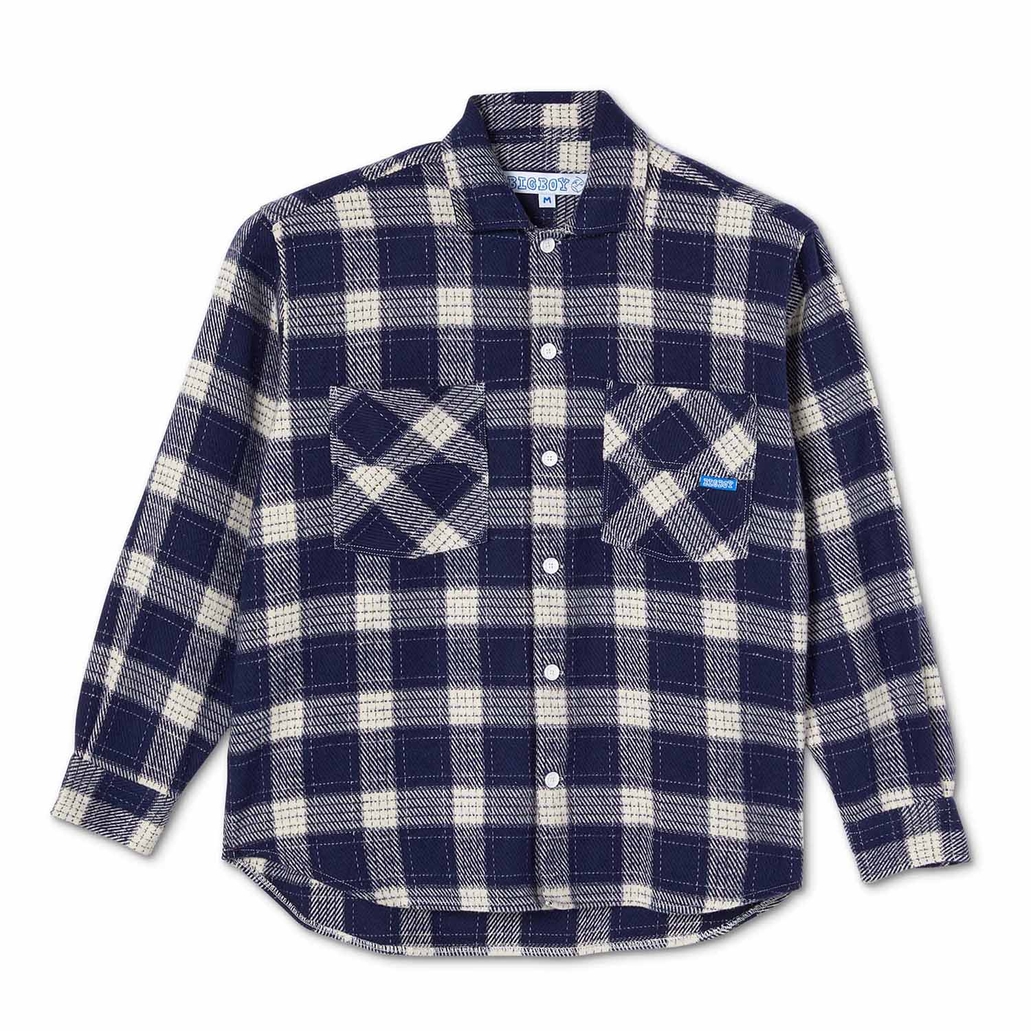 POLAR BIG BOY FLANNEL SHIRT RICH NAVY – Pierdo Studio