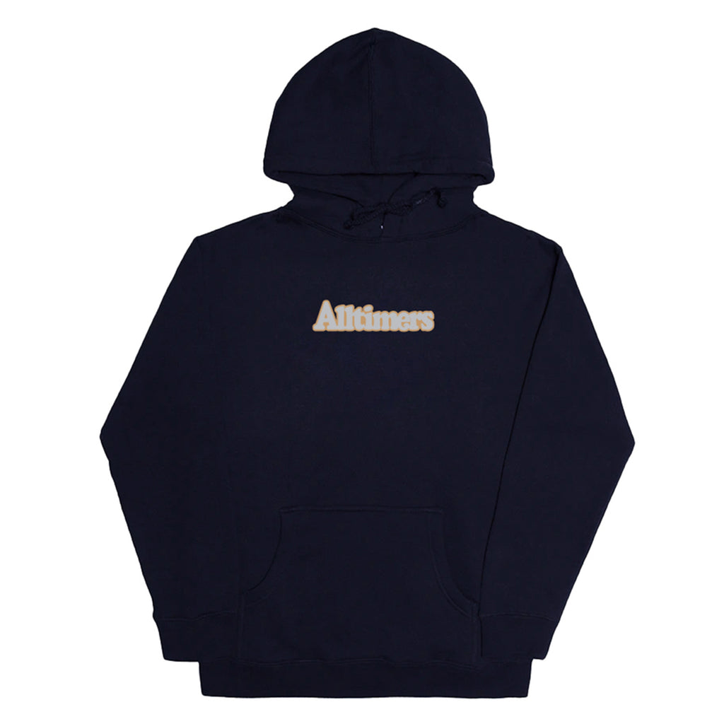 ALLTIMERS BROADWAY EMBROIDERED HOODIE NAVY