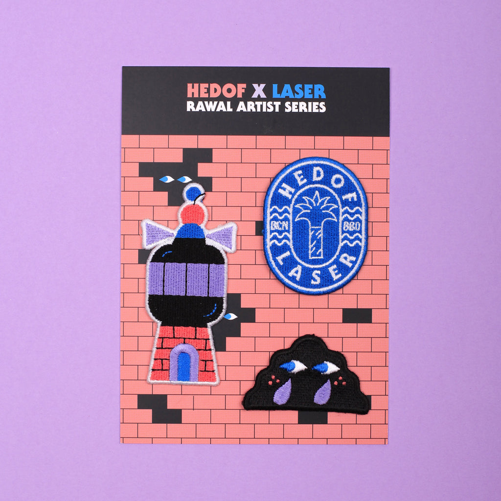 LASER BARCELONA X HEDOF PATCH PACK