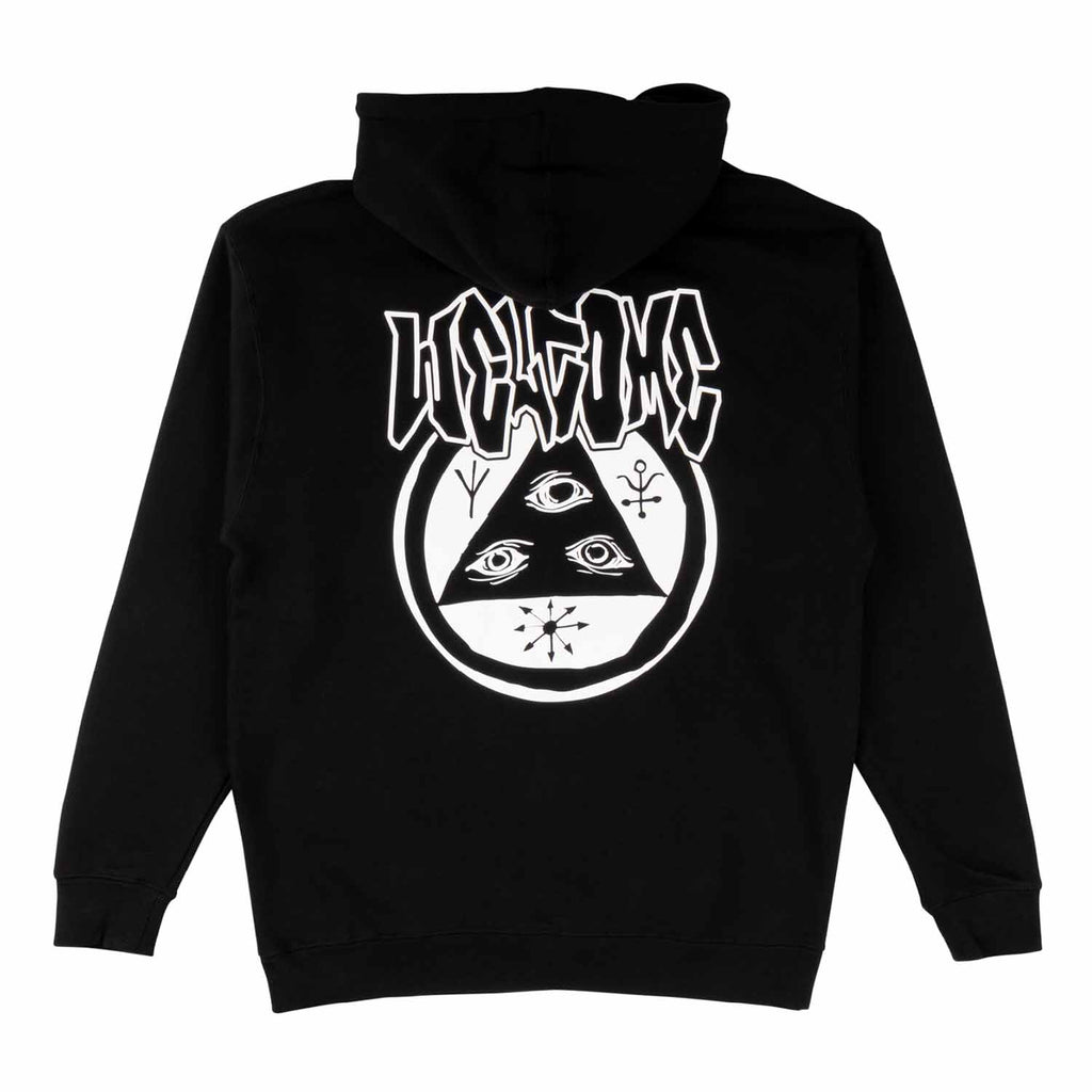 WELCOME SQUEEZE PULLOVER HOODIE BLACK